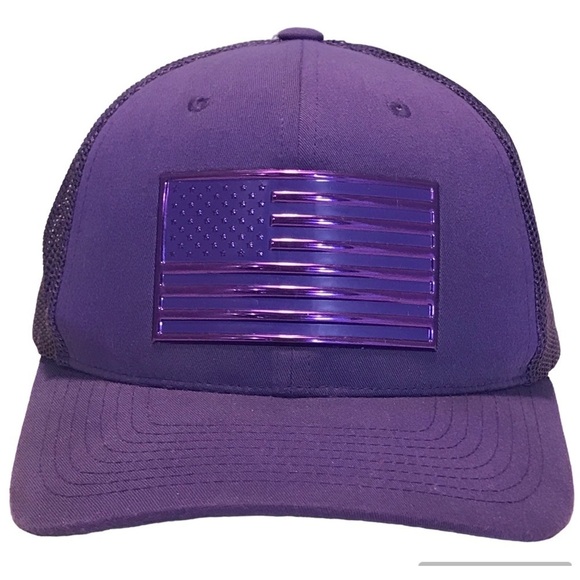 Pit Bull Adjustable SnapBack Metallic American Flag Cap - Picture 1 of 16